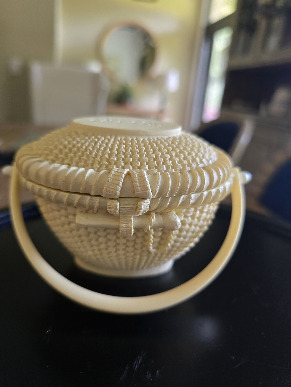 Cape Cod Nantucket Basket Mini Souvenir Trinket Box - Picture 6 of 8